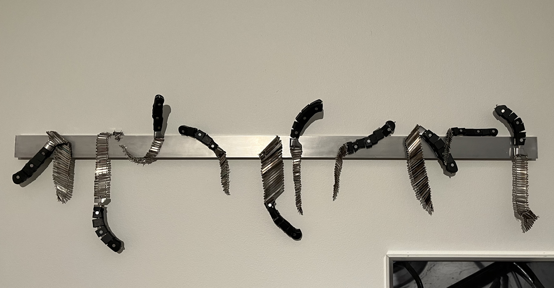 Ty Locke - A rack of floppy knives